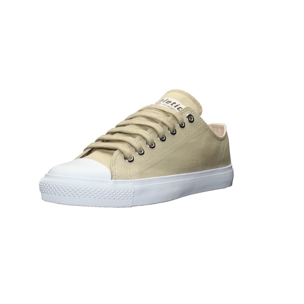Ethletic Fair Trainer White Cap Lo Cut Sage Velvet | Just White