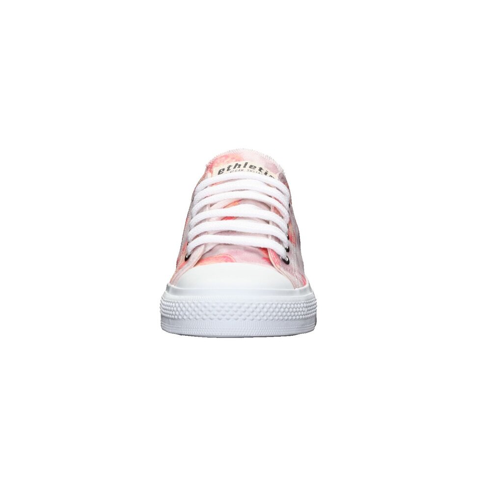 Ethletic Fair Trainer White Cap Lo Cut Pomegranate Shake | Just White