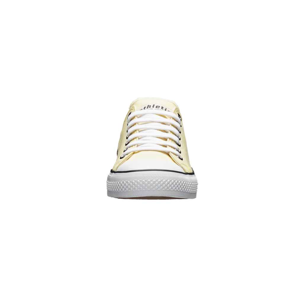 Ethletic Fair Trainer White Cap Lo Cut Watersign Yellow | Just White