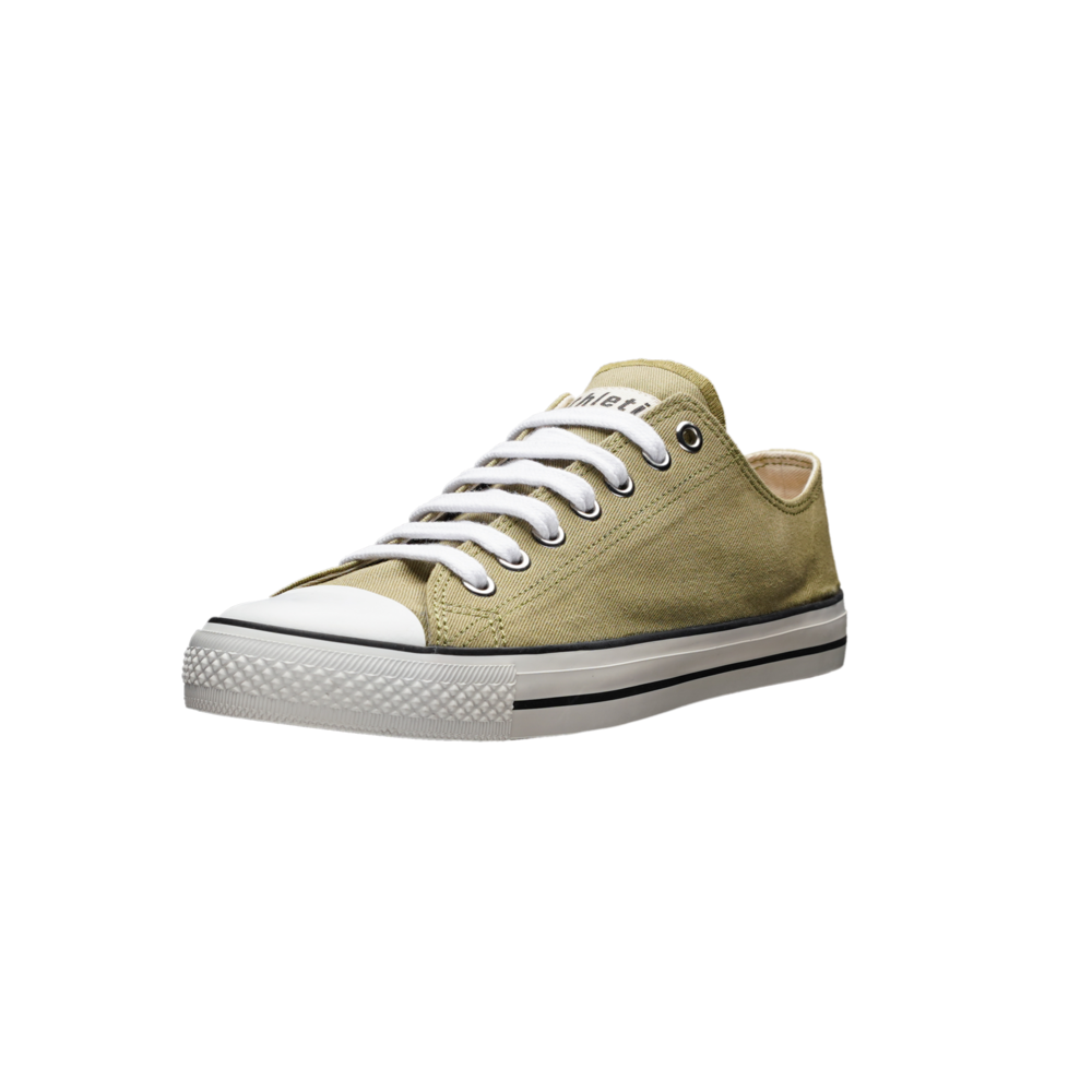 Ethletic Fair Trainer White Cap Lo Cut Watersign Green | Just White