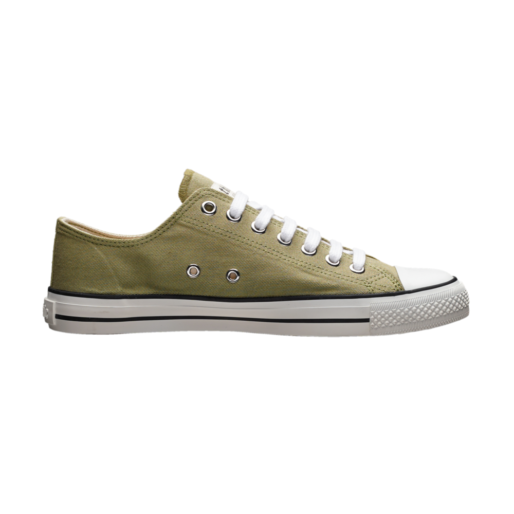 Ethletic Fair Trainer White Cap Lo Cut Watersign Green | Just White