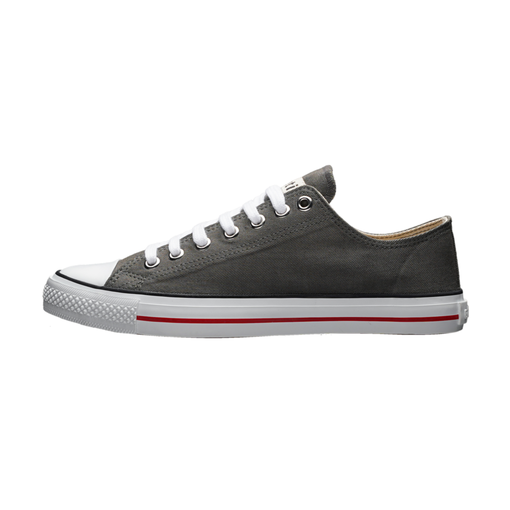 Ethletic Fair Trainer White Cap Lo Cut Donkey Grey | Just White
