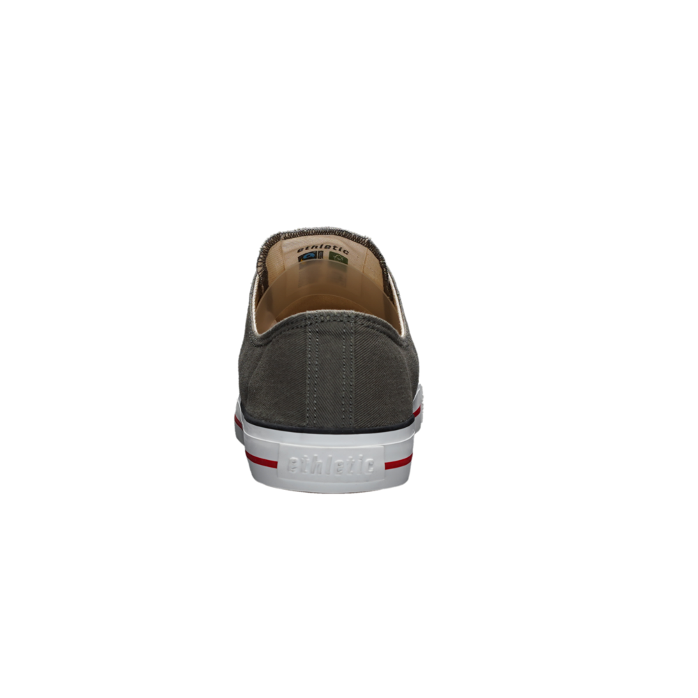 Ethletic Fair Trainer White Cap Lo Cut Donkey Grey | Just White