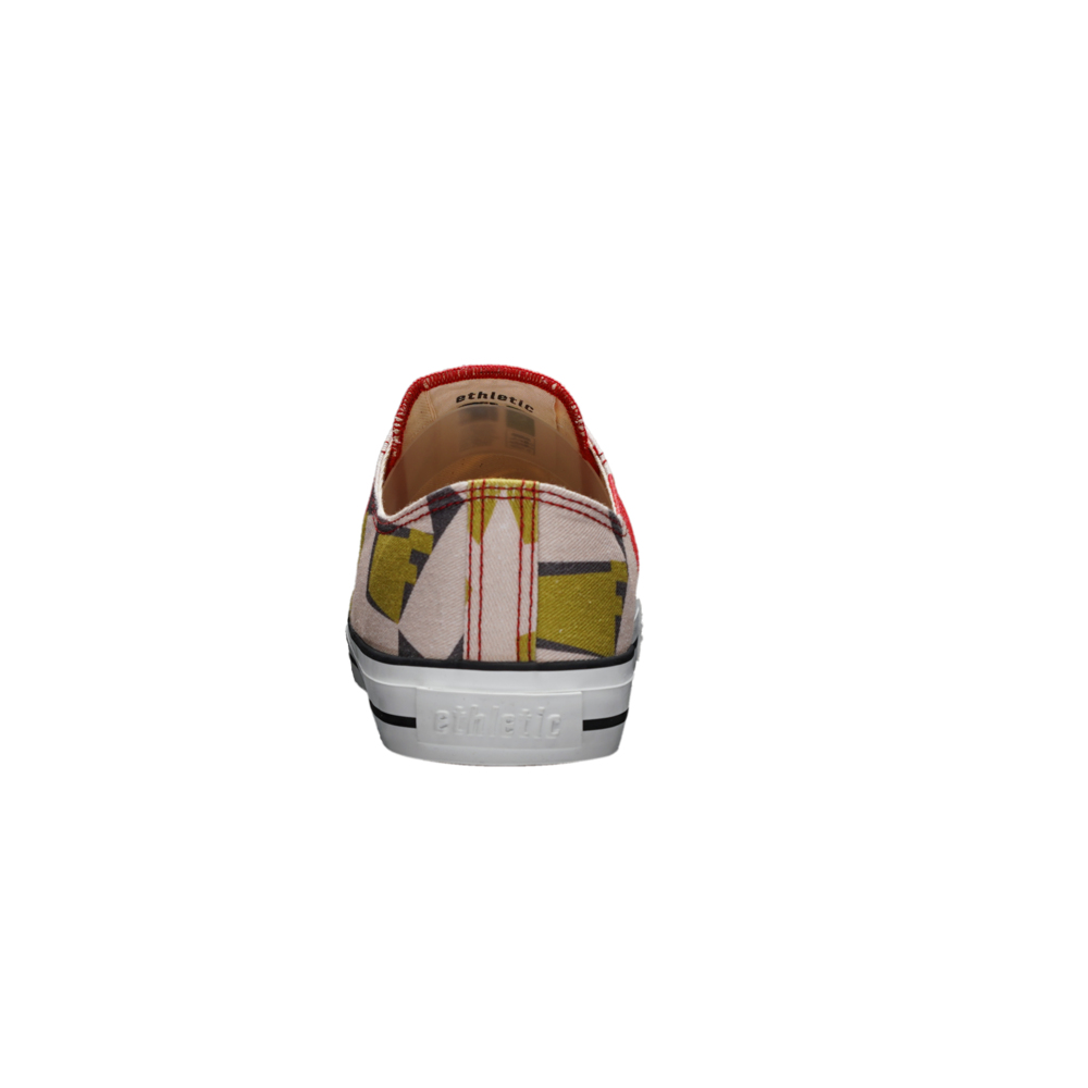 Ethletic Fair Trainer White Cap Lo Cut Camou Red | Just White