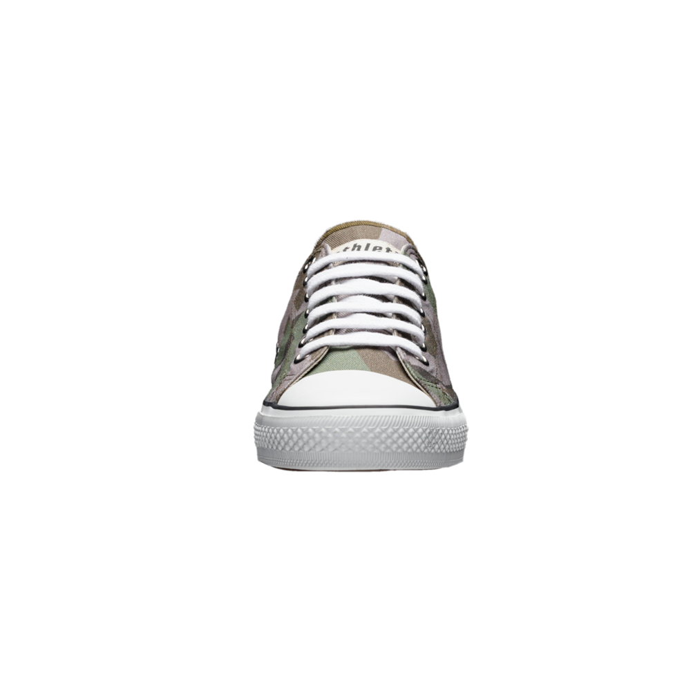 Ethletic Fair Trainer White Cap Lo Cut Camou Green | Just White