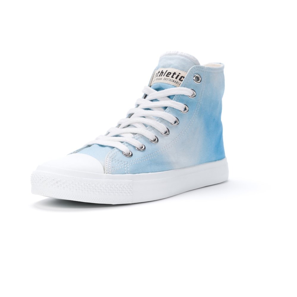 Ethletic Fair Trainer White Cap Hi Cut Summer Sky | Just White