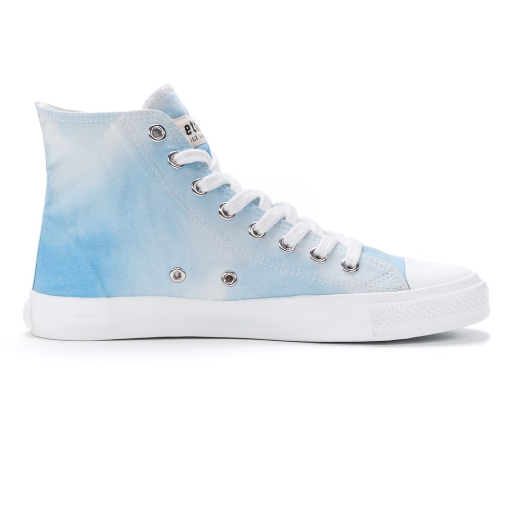 Ethletic Fair Trainer White Cap Hi Cut Summer Sky | Just White