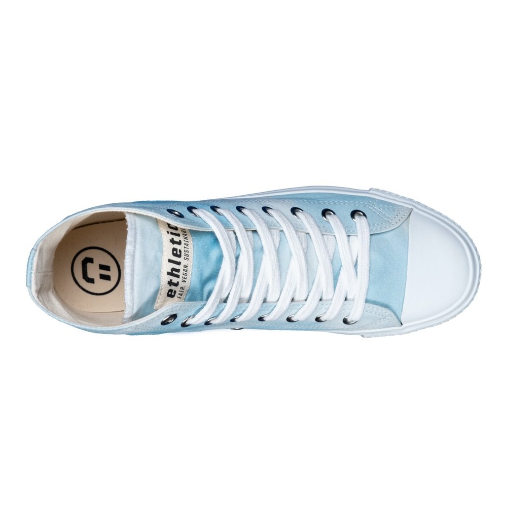 Ethletic Fair Trainer White Cap Hi Cut Summer Sky | Just White