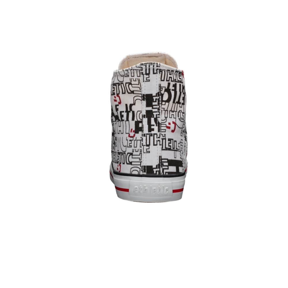 Ethletic Fair Trainer White Cap Hi Cut Letters White | Just White