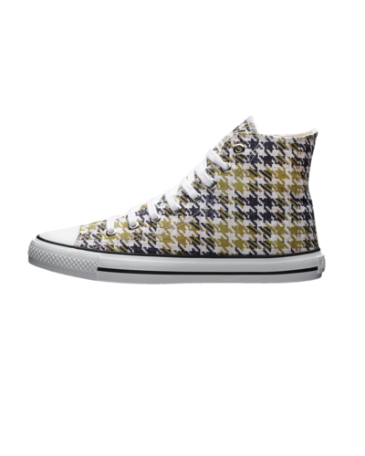 Ethletic Fair Trainer White Cap Hi Cut TweedGreen | Just White