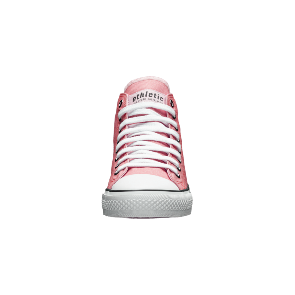Ethletic Fair Trainer White Cap Hi Cut Strawberry Pink P | Just White