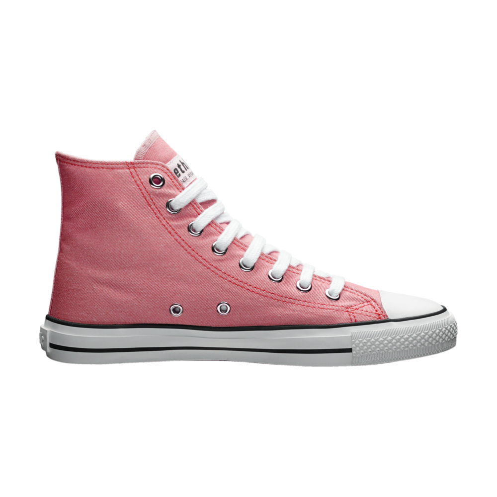 Ethletic Fair Trainer White Cap Hi Cut Strawberry Pink P | Just White