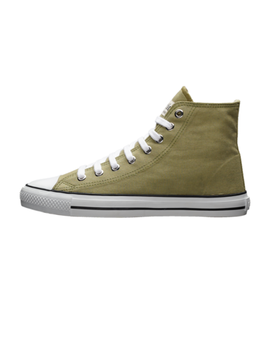 Ethletic Fair Trainer White Cap Hi Cut Watersign Green | Just White
