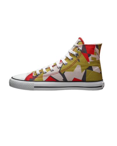 Ethletic Fair Trainer White Cap Hi Cut Camou Red | Just White