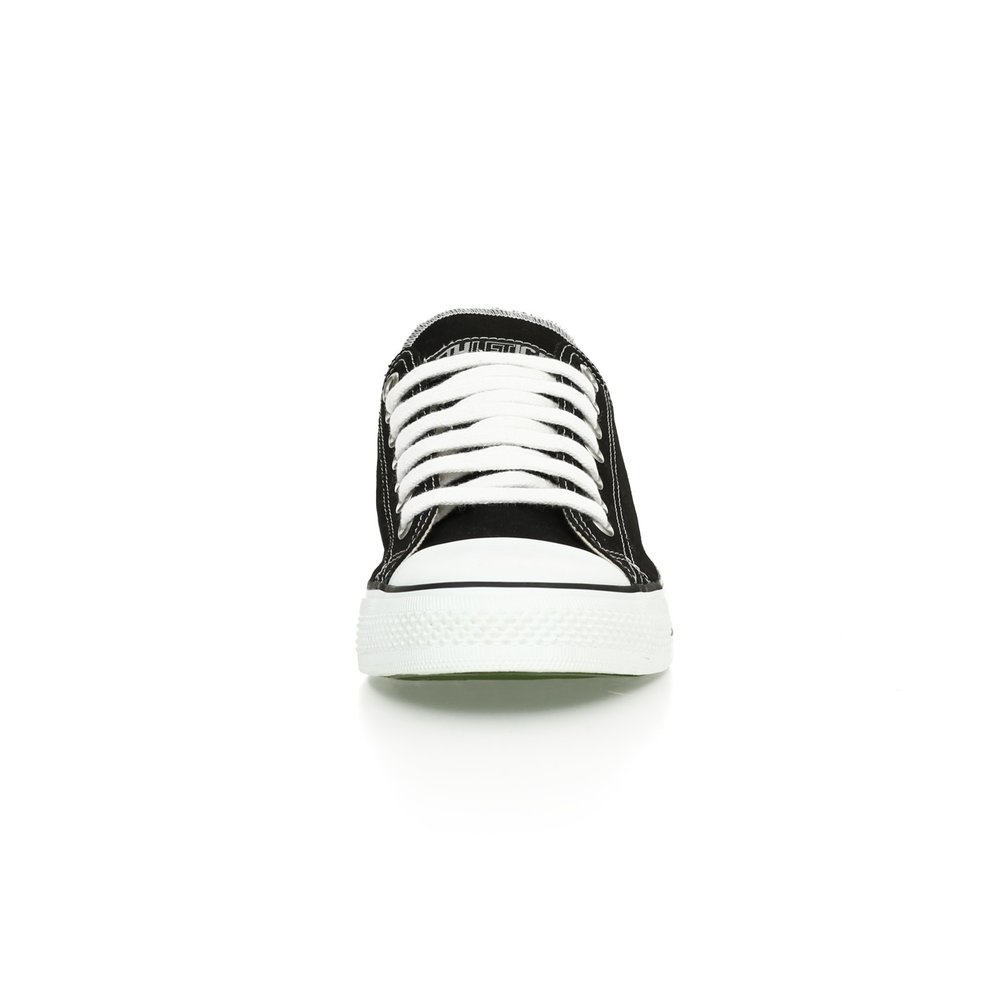 Ethletic Fair Trainer White Cap Lo Cut Classic Jet Black | Just White