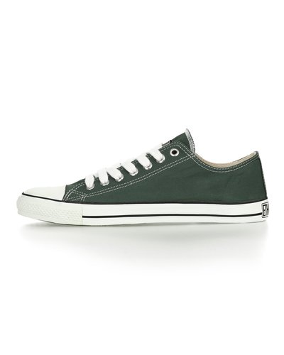 Ethletic Fair Trainer White Cap Lo Cut Classic Reseda Green | Just White