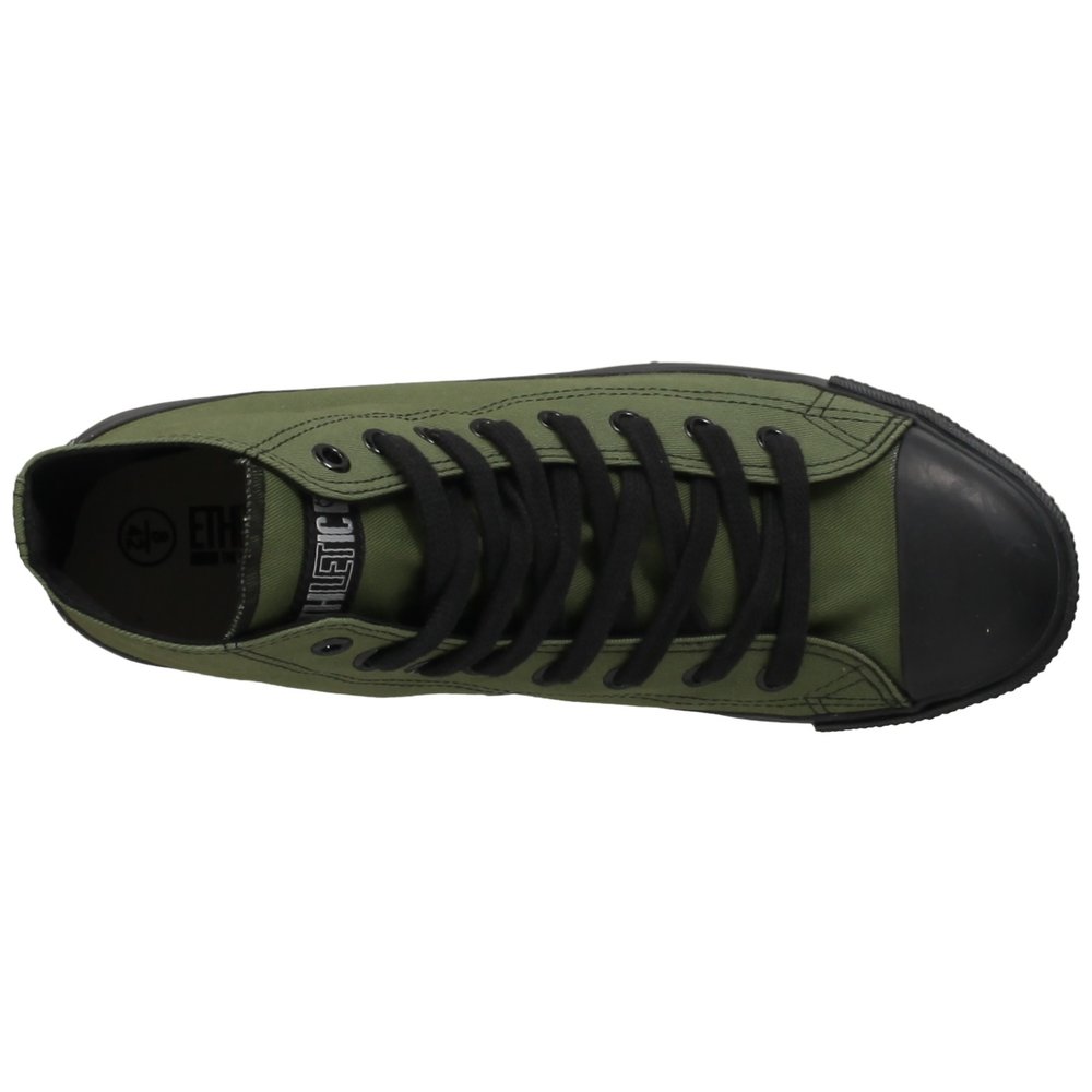 Ethletic Fair Trainer Black Cap Hi Cut Classic Camping Green | Jet Black