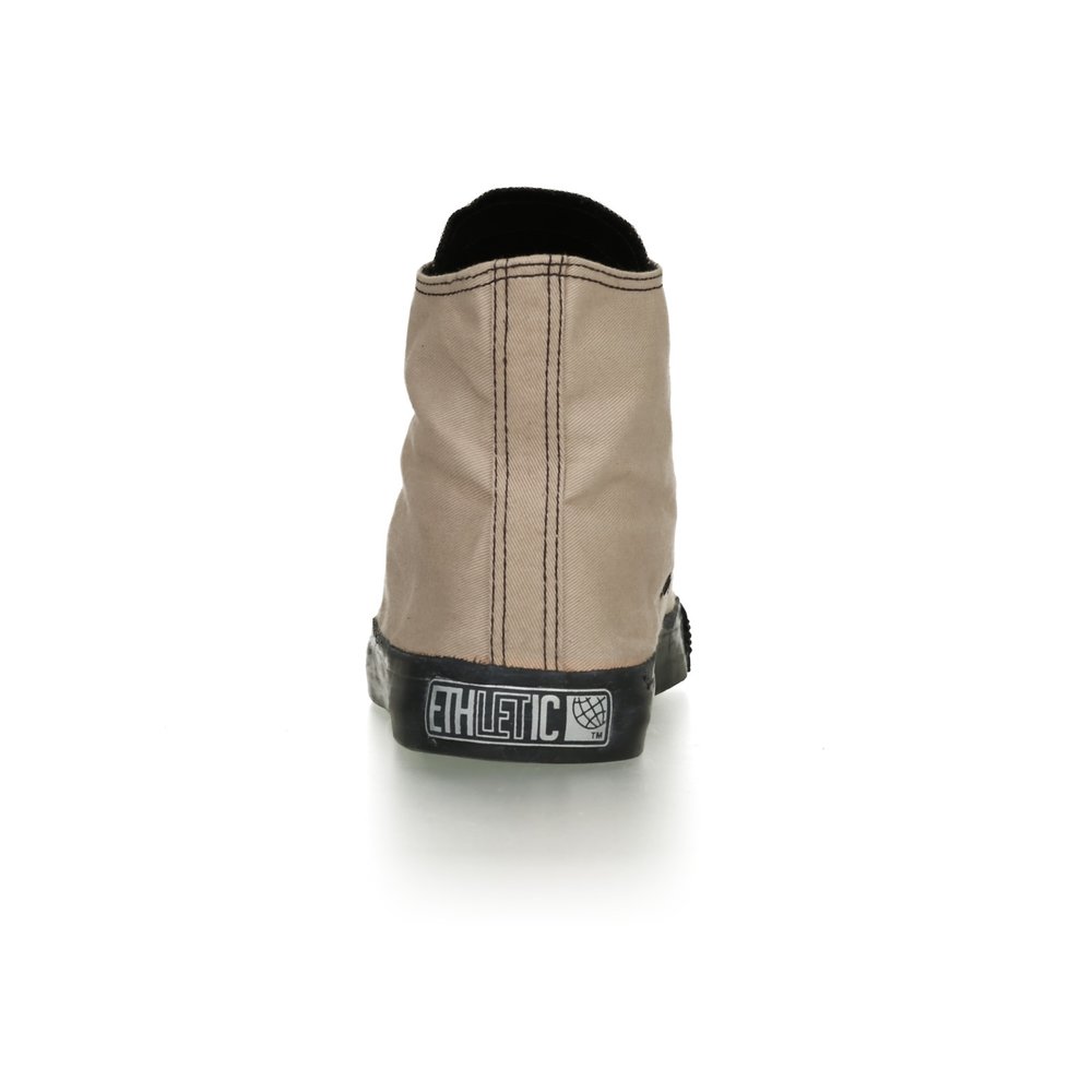 Ethletic Fair Trainer Black Cap Hi Cut Classic Moon Rock Grey | Jet Black