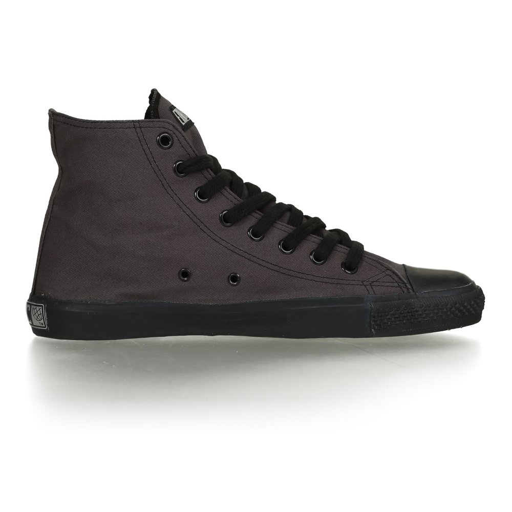 Ethletic Fair Trainer Black Cap Hi Cut Classic Pewter Grey | Jet Black