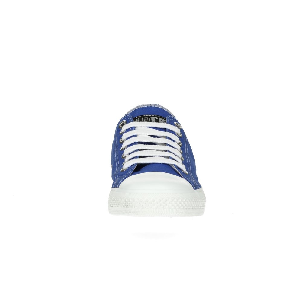 Ethletic Fair Trainer  White Cap Lo Cut Collection 17 Glow Blue | Just White