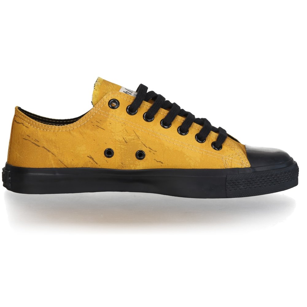 Ethletic Fair Trainer Black Cap Lo Cut Collection 18 Dove Camo Mustard | Jet Black