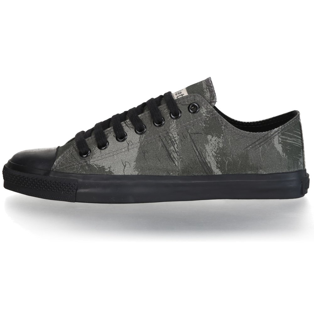 Ethletic Fair Trainer Black Cap Lo Cut Collection 18 Dove Camo Olive | Jet Black