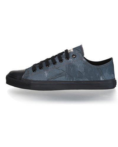 Ethletic Fair Trainer Black Cap Lo Cut Collection 18 Dove Camo Indigo | Jet Black