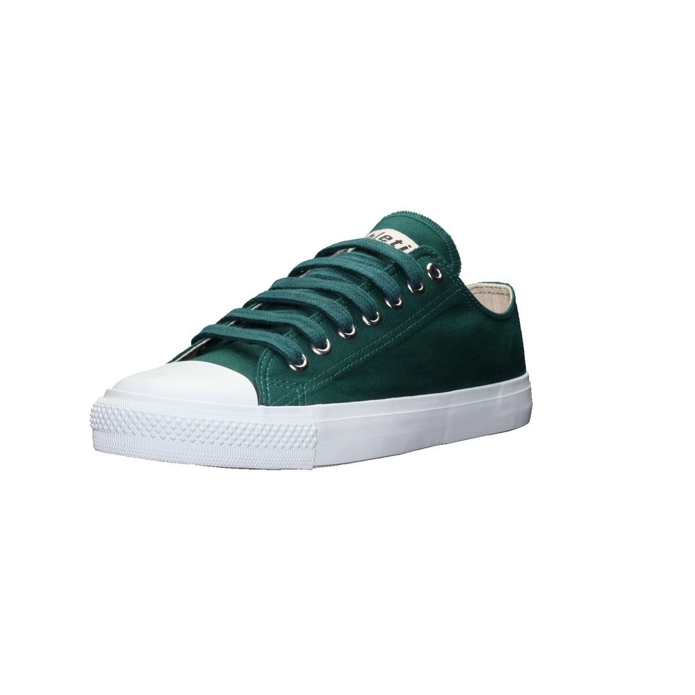 Ethletic Fair Trainer White Cap Lo Cut Emerald Velvet | Just White