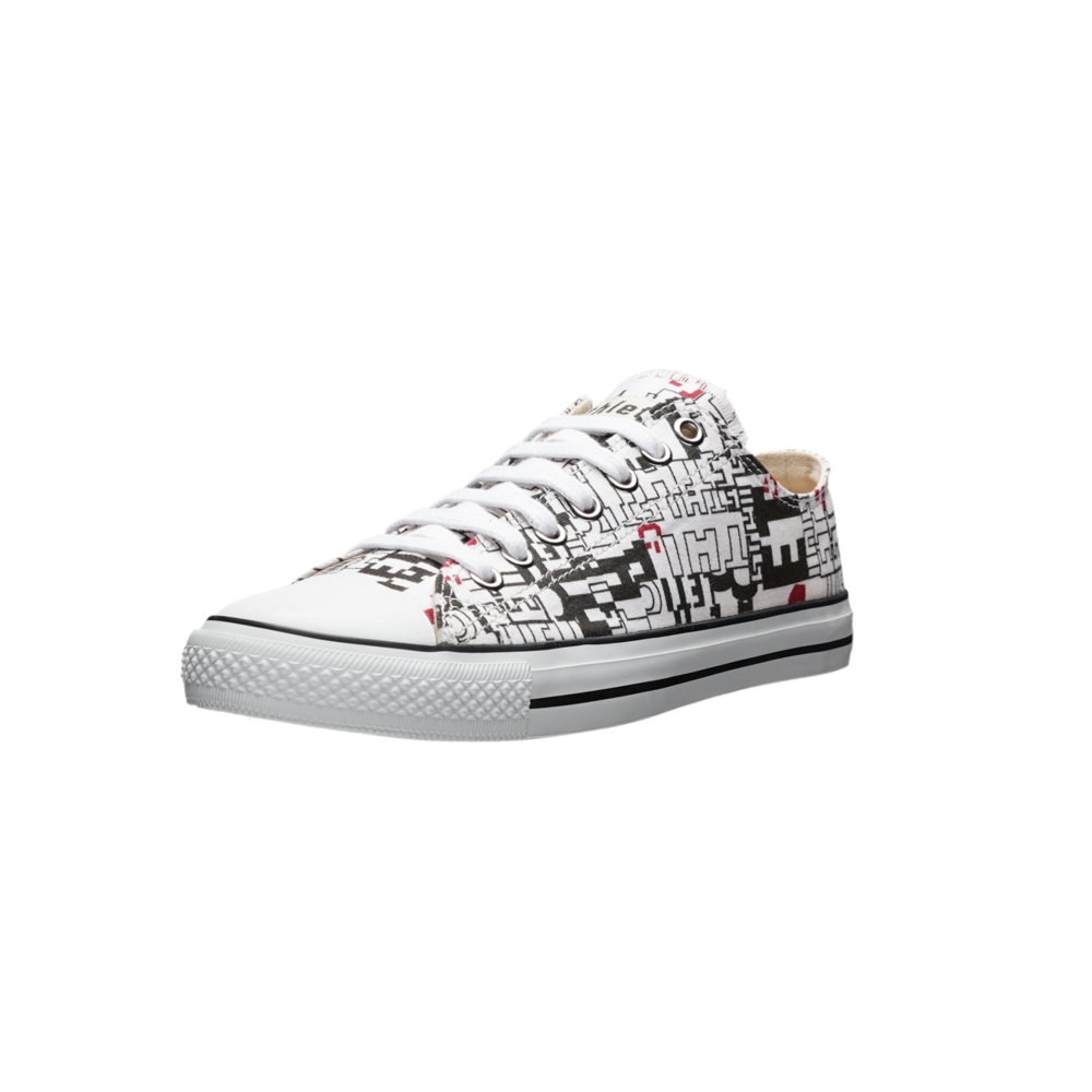 Ethletic Fair Trainer White Cap Lo Cut Letters White | Just White