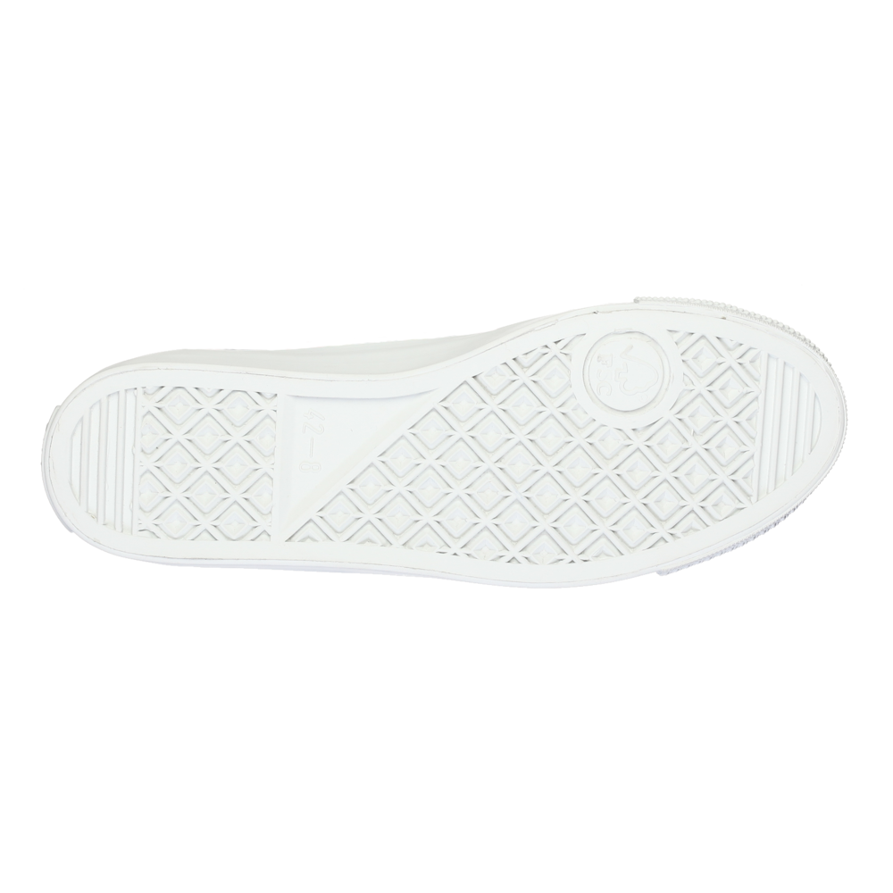 Ethletic Fair Trainer White Cap Lo Cut Letters Black | Just White
