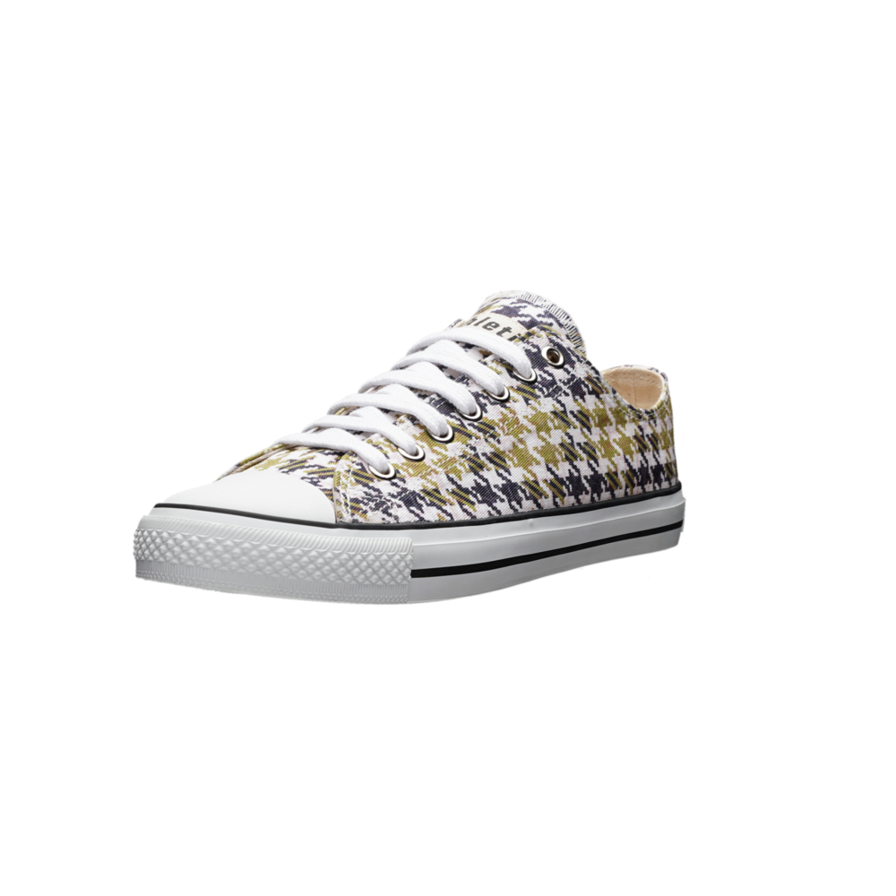 Ethletic Fair Trainer White Cap Lo Cut TweedGreen | Just White