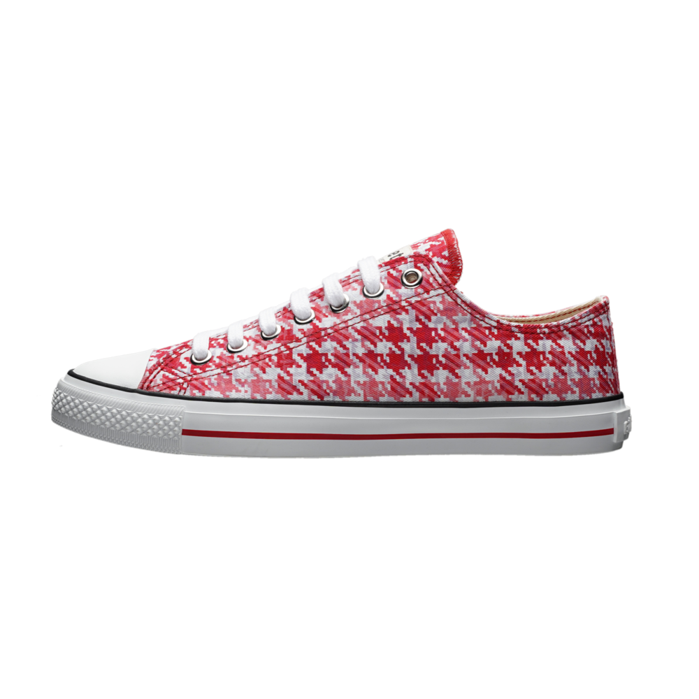 Ethletic Fair Trainer White Cap Lo Cut Tweed Pink | Just White