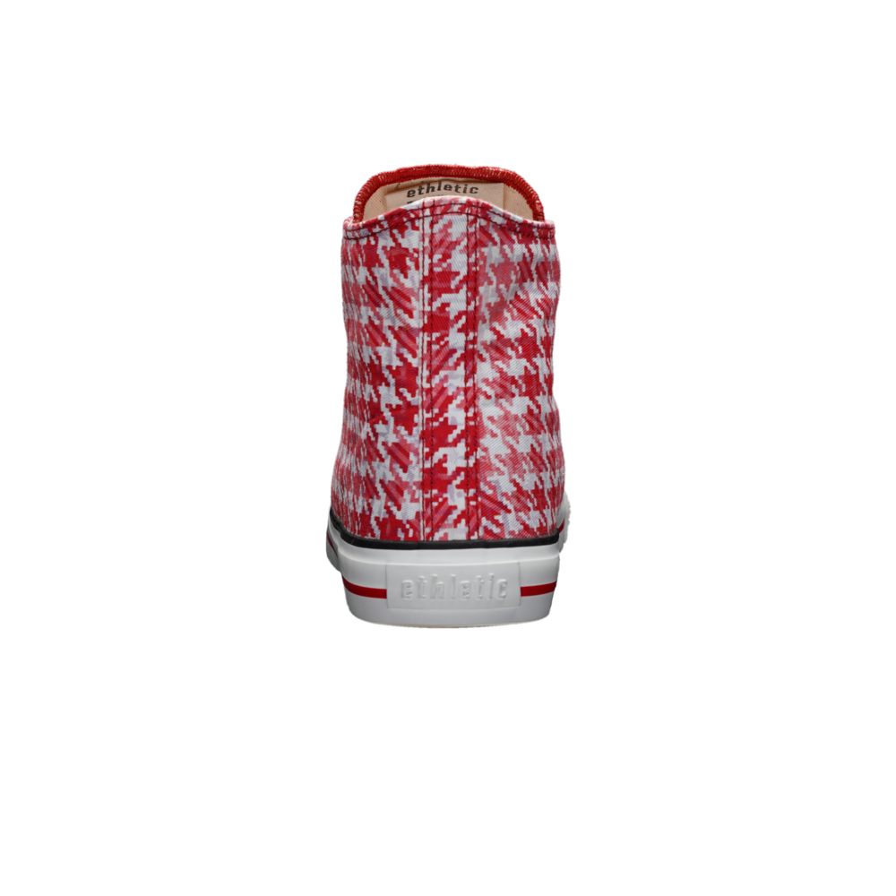 Ethletic Fair Trainer White Cap Hi Cut Tweed Pink | Just White