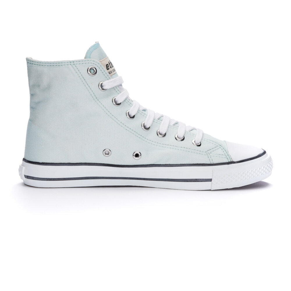Ethletic Fair Trainer White Cap Hi Cut Light Aqua Green P | Just White