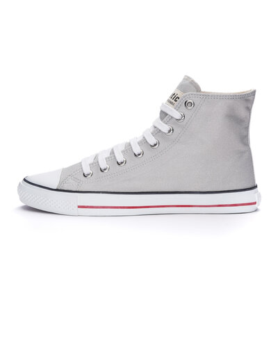 Ethletic Fair Trainer White Cap Hi Cut Mirage Grey P | Just White