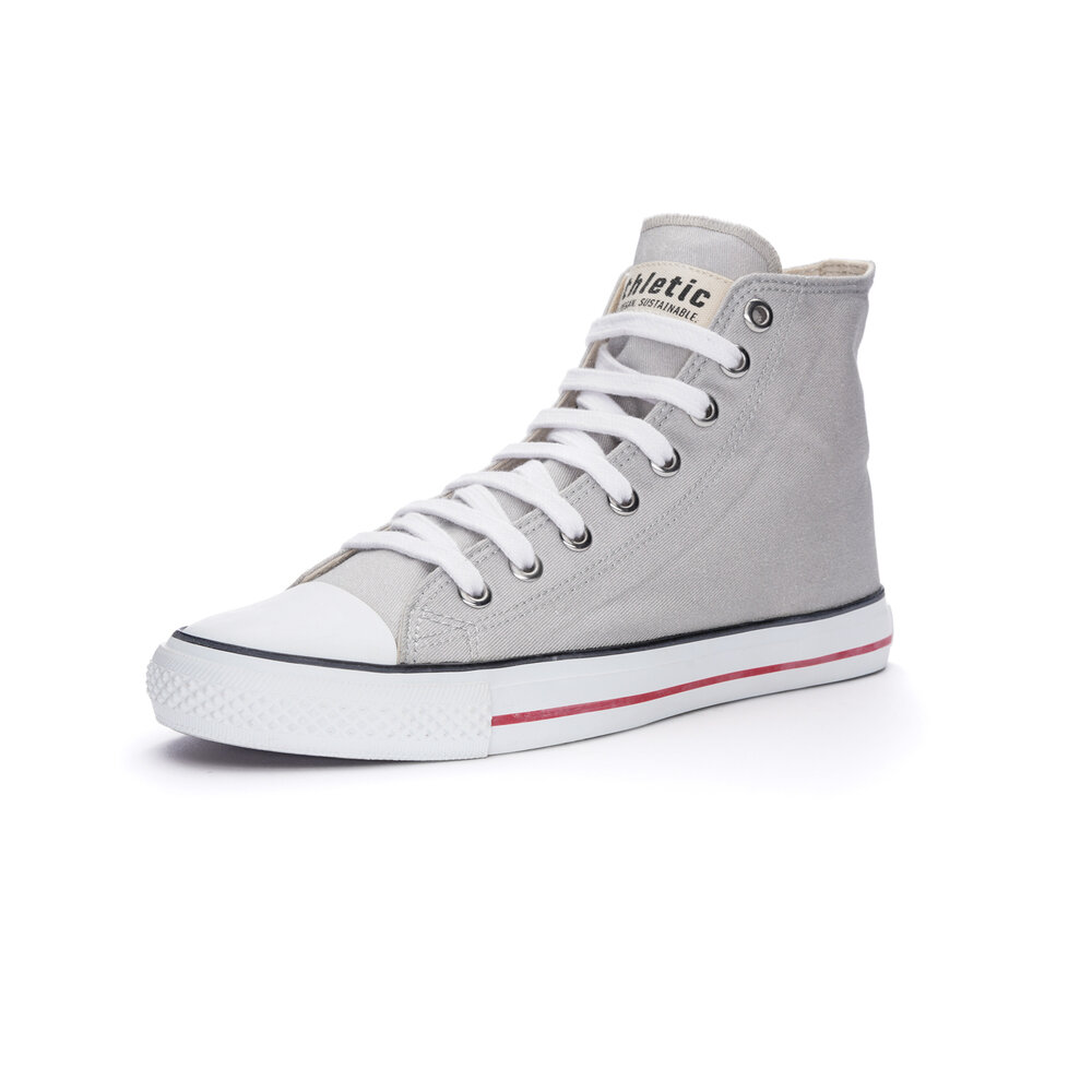 Ethletic Fair Trainer White Cap Hi Cut Mirage Grey P | Just White