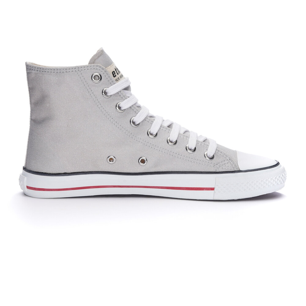 Ethletic Fair Trainer White Cap Hi Cut Mirage Grey P | Just White