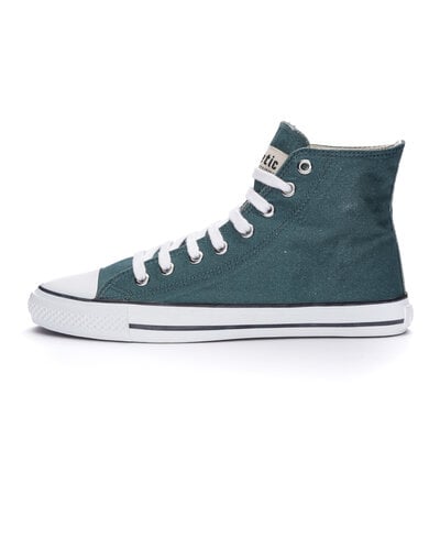 Ethletic Fair Trainer White Cap Hi Cut Fir Tree Green P | Just White