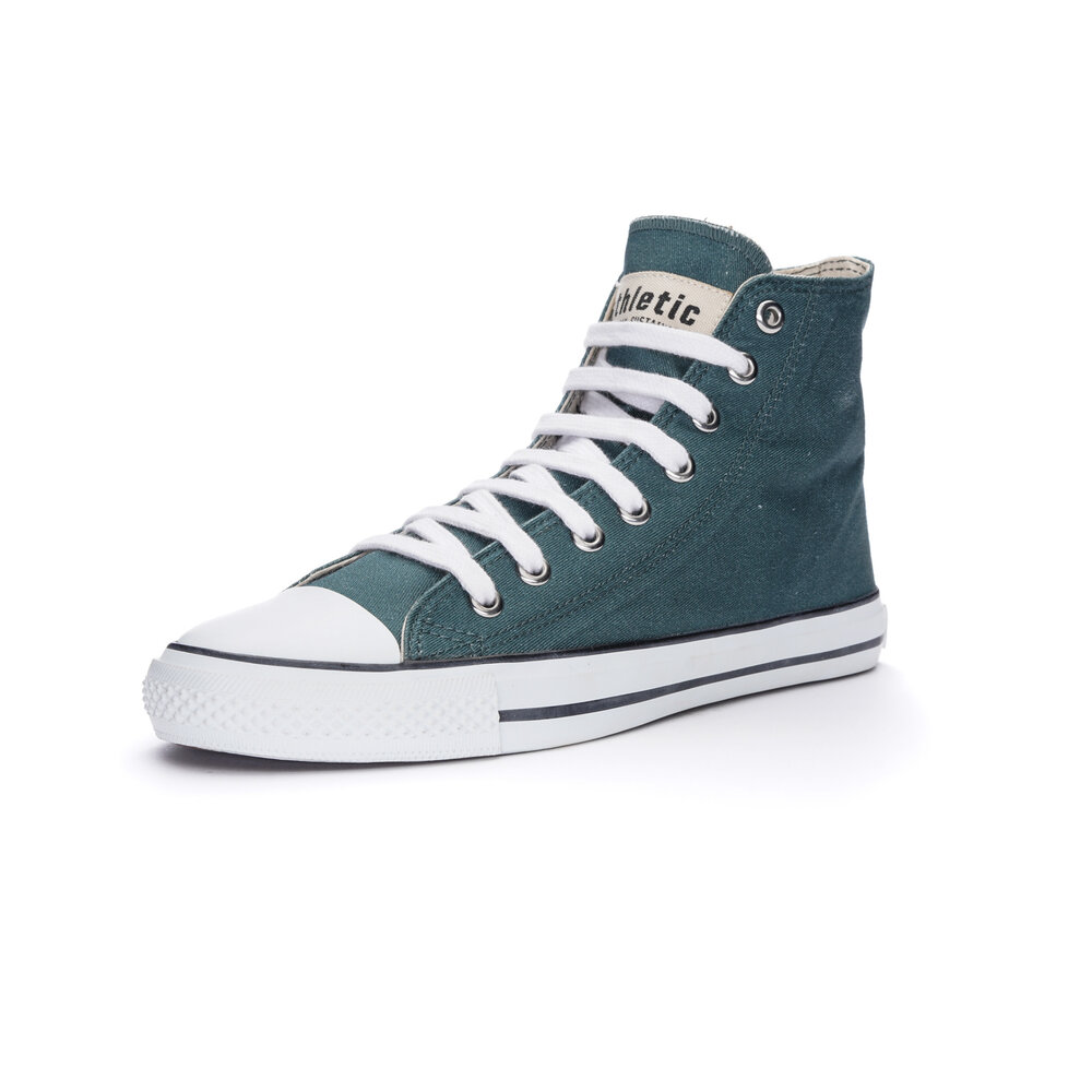 Ethletic Fair Trainer White Cap Hi Cut Fir Tree Green P | Just White