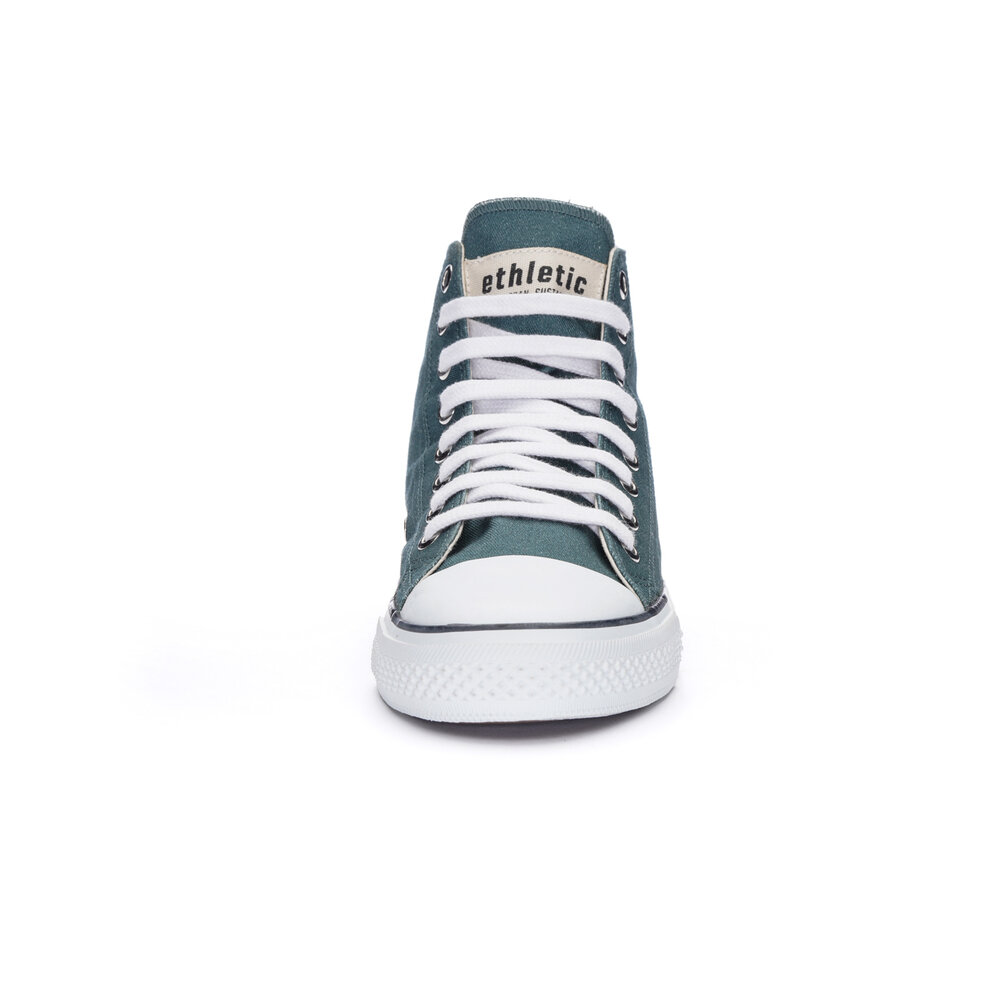 Ethletic Fair Trainer White Cap Hi Cut Fir Tree Green P | Just White