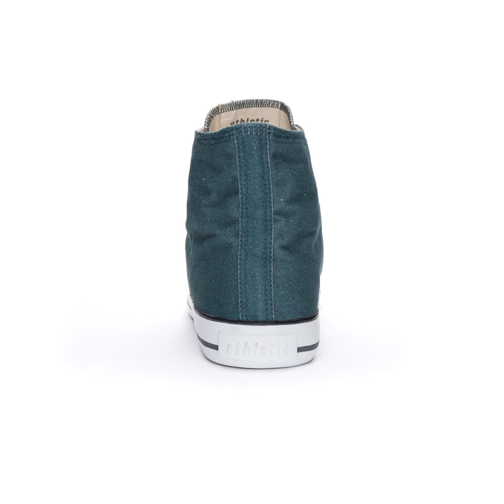 Ethletic Fair Trainer White Cap Hi Cut Fir Tree Green P | Just White