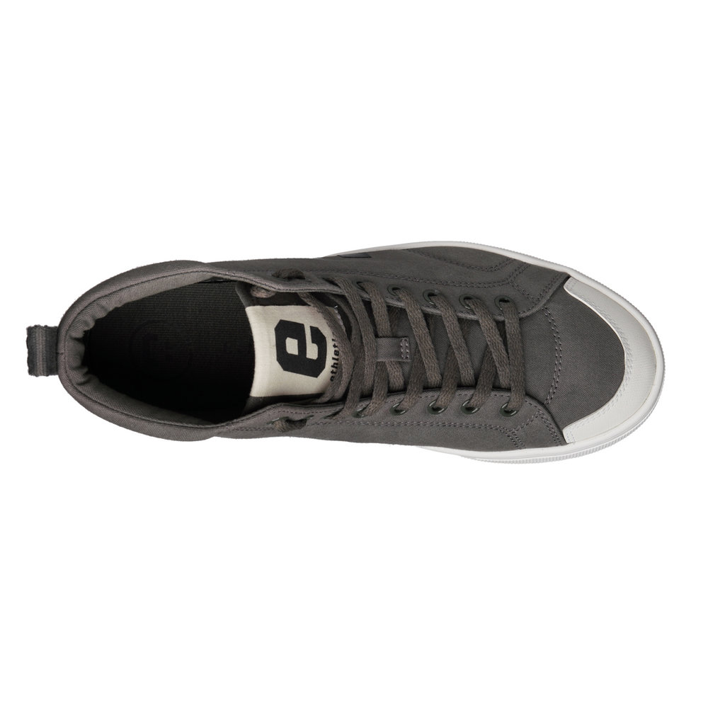 Ethletic Fair Trainer Active Hi Cut Donkey Grey | Jet Black
