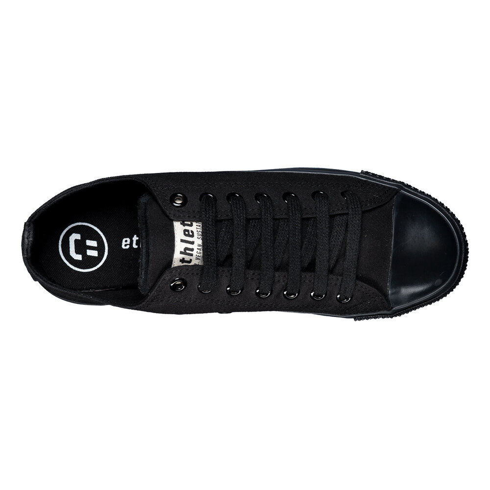 Vegan Ethletic Sneaker Shoes - Black & White