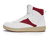 Ethletic Carl Hi Cut Chalk White | Accent Rio Red