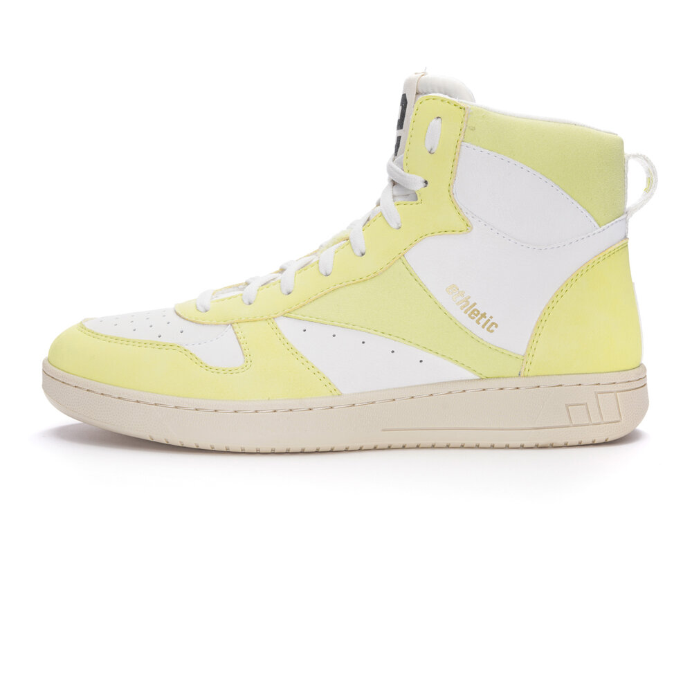 Ethletic Carl Hi  Cut Lime Yellow | Just White