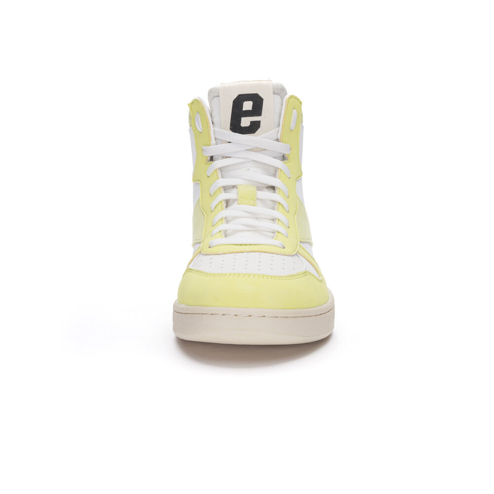 Ethletic Carl Hi  Cut Lime Yellow | Just White