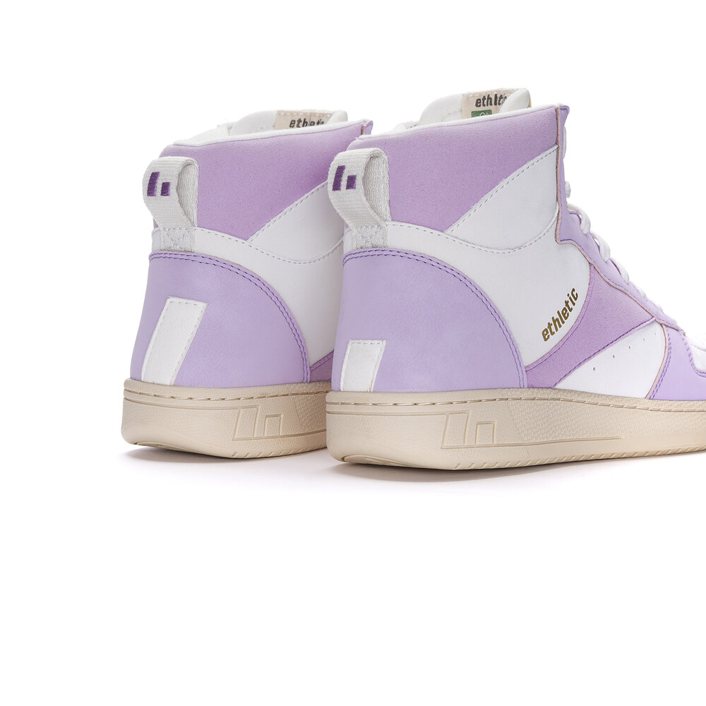 Ethletic Carl Hi  Cut Lavender Pink | Just White
