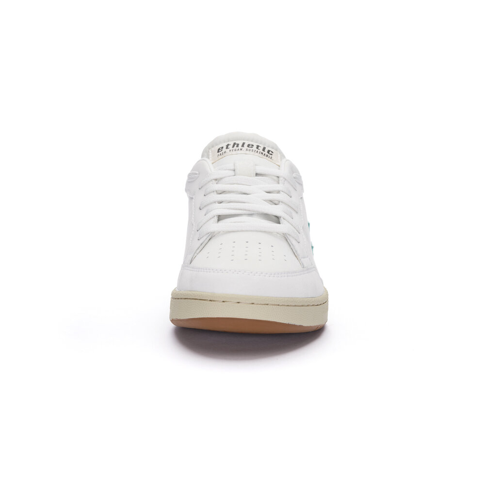 Ethletic Jesse Lo Cut Classic Chalk White | Frog Green