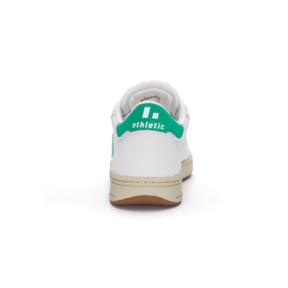 Ethletic Jesse Lo Cut Classic Chalk White | Frog Green