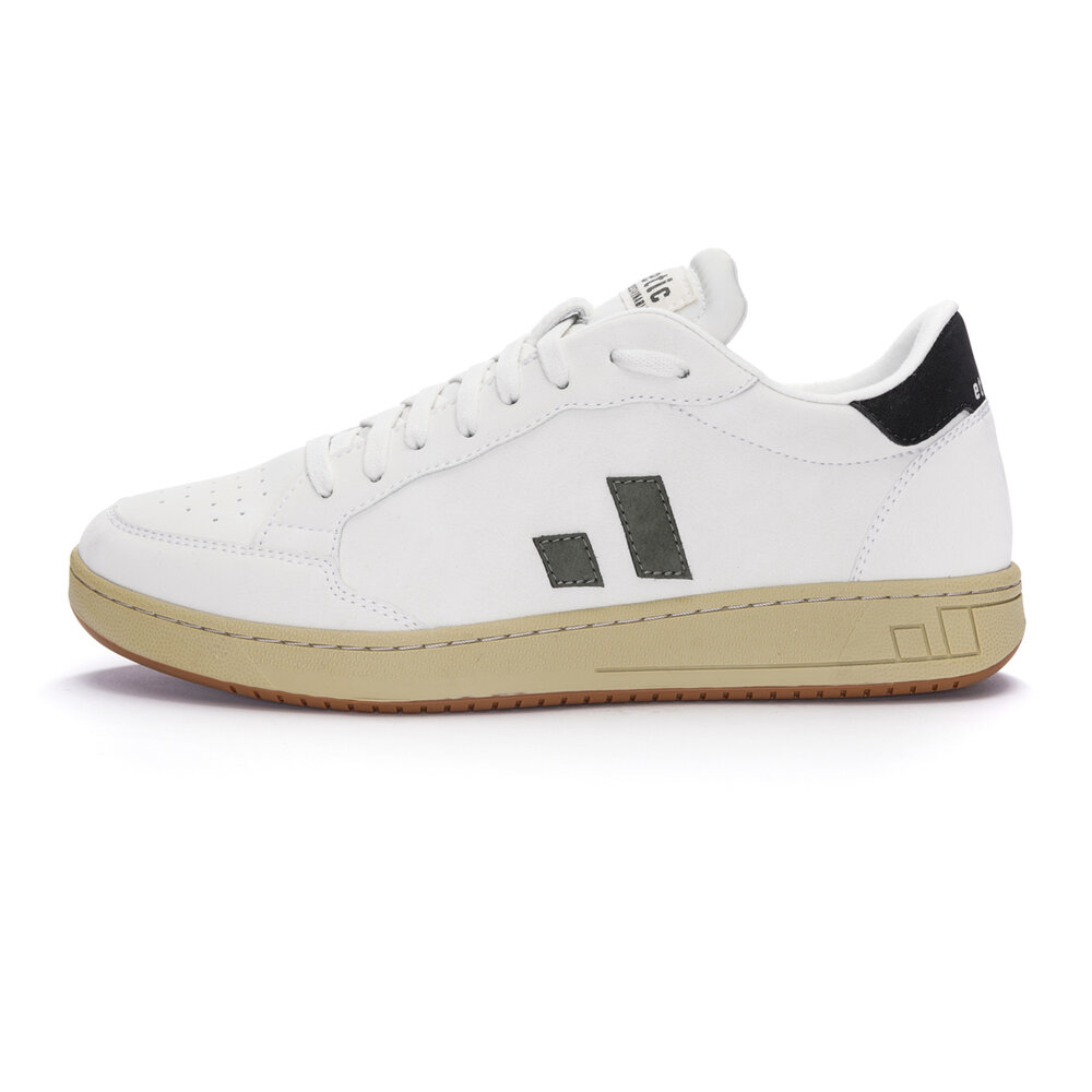 Ethletic Jesse Lo Cut Classic Chalk White | Accent Donkey Grey